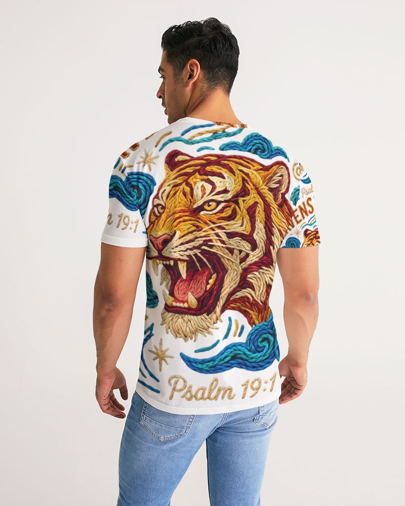 Psalm 19:1 "Heavens are Roaring" Men's Christian T-shirt